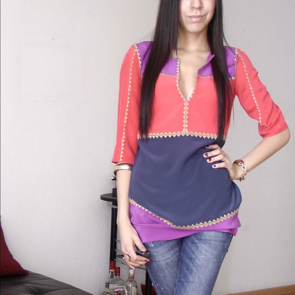 Bcbg Colorful tunic XS
